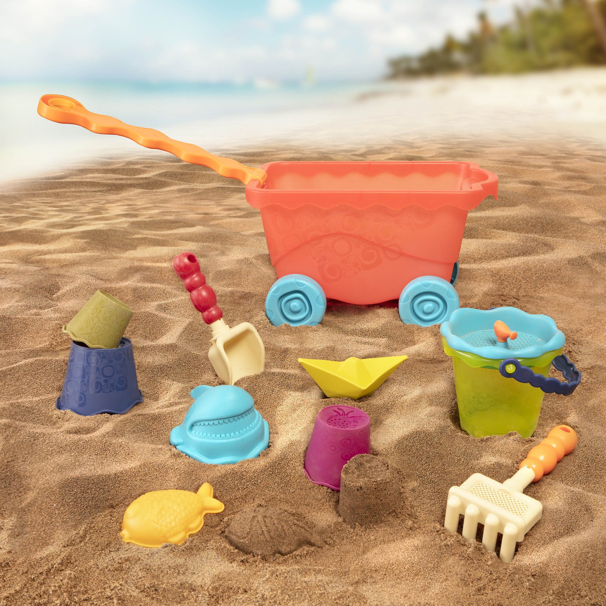 Beach Toy Wagon