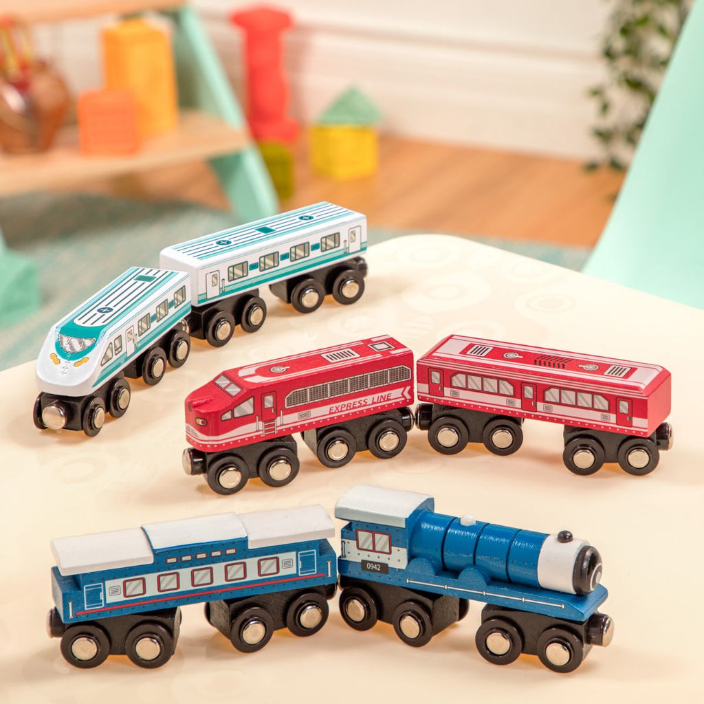 Wooden Toy Trains