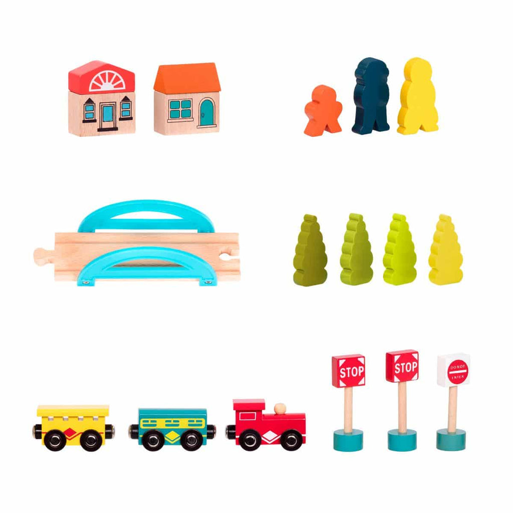 Wooden Train Set