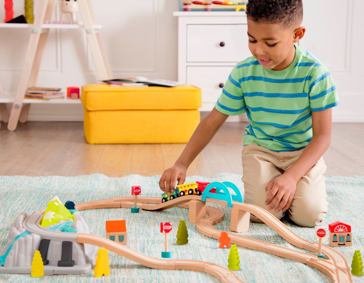 Wooden Train Set