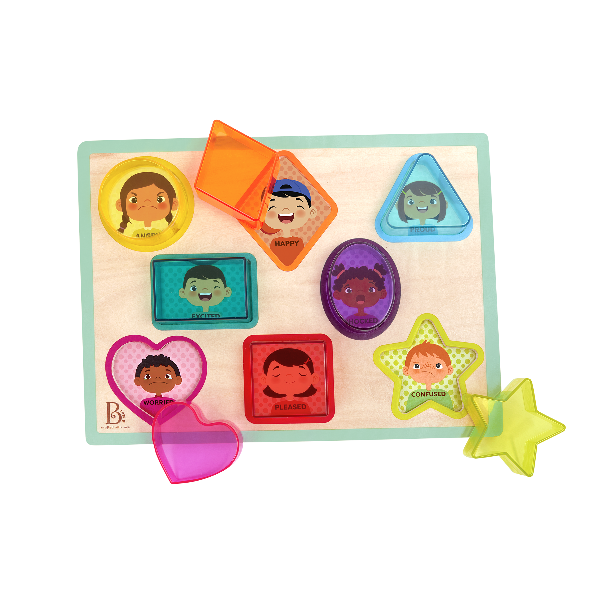 Shapes Emotions Board Book