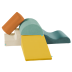 Five-Piece Foam Shapes